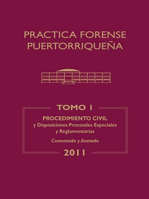 cover image of Práctica Forense Puertorriqueña